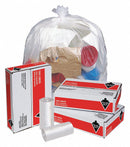 Tough Guy Trash Bag, 55 gal., HDPE, Coreless Roll, Clear, PK 200 - 4KN34