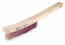Ampco 13-3/4"L Bronze Long Handle Nonsparking Scratch Brush, 1 EA - B-400