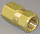 Top Brand Check Valve, 1/2 in, Single, Inline Poppet, Brass, FNPT x FNPT - CHK BRS 850-8F8F-F