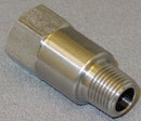 Top Brand Check Valve, 1/8 in, Single, Inline Piston, Stainless Steel, MNPT x FNPT - CHK SST 210-2M2F-B