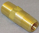 Top Brand Check Valve, 1/4 in, Single, Inline Piston, Brass, MNPT x MNPT - CHK BRS 410-4M4M-B