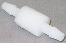 Top Brand Check Valve, 3/16 in, Single, Inline Ball Cone, Polypropylene, Barb x Barb - PP CHK 695-3B3B-B