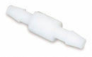 Top Brand Check Valve, 1/8 in, Single, Inline Ball Cone, Nylon, Barb x Barb - WN CHK 695-2B2B-F