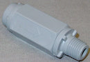 Top Brand Check Valve, 1/4 in, Single, Inline Ball Cone, PVC, MNPT x FNPT - PVC CHK 426-4F4M-F