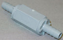 Top Brand Check Valve, 3/8 in, Single, Inline Ball Cone, PVC, Barb x Barb - PVC CHK 426-6B6B-F