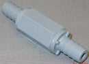 Top Brand Check Valve, 1/2 in, Single, Inline Ball Cone, PVC, Barb x Barb - PVC CHK 426-8B8B-F