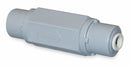 Top Brand Check Valve, 1/4 in, Single, Inline Ball Cone, PVC, Push x Push - PVC CHK 426-4SMC4SMC-B