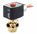 Redhat 12V DC Brass Solenoid Valve, Normally Closed, 1/4" Pipe Size - 8320A190