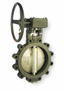 Milwaukee Valve Lug-Style Butterfly Valve, Carbon Steel, 285 psi, 8 in Pipe Size - HP1LCS4213 8"