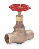 Milwaukee Valve Class 125 Globe Valve, Socket x Socket, Bronze, 2 in Pipe Size - Valves - 1502 2"