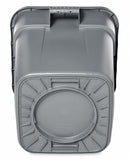 Rubbermaid 28 gal Square Trash Can, Plastic, Gray - FG352600GRAY
