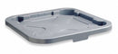 Rubbermaid BRUTE Series, Trash Can Top, Square, Flat, 40 gal, Gray - FG353900GRAY