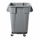 Rubbermaid Container Dolly, 300 lb Load Capacity, Square, 1 Max. No. of Containers - FG353000BLA