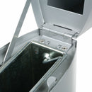 Rubbermaid 1 1/2 gal Cigarette Receptacle, 42 1/4 in Height, 16 1/2 in Base Dia., Metal, Silver - FGR93400SM