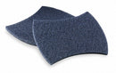 3M 5 1/2 in x 3 57/64 in Synthetic Fiber Scouring Pad, Blue, 20PK - 2000
