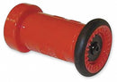 Moon American Fire Hose Nozzle, 1 in Inlet Size, NH Thread Type, 22 gpm Flow Rate, Black Bumper Color - 517-102