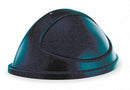 Rubbermaid Untouchable Series, Trash Can Top, Half-Round, Dome with Push Door, 21 gal, Black - FG362000BLA
