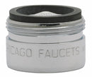 Chicago Faucets Econo-Flo Outlet, Fits Brand Chicago Faucets, Chrome - E26JKABCP