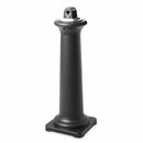 Rubbermaid 1 gal Cigarette Receptacle, 38 1/4 in Height, 13 in Base Dia., Plastic, Black - FG9W3000BLA