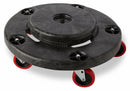 Rubbermaid Container Dolly, 250 lb Load Capacity, Round, 1 Max. No. of Containers - FG264043BLA