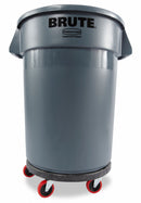 Rubbermaid Container Dolly, 250 lb Load Capacity, Round, 1 Max. No. of Containers - FG264043BLA