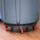 Rubbermaid Container Dolly, 250 lb Load Capacity, Round, 1 Max. No. of Containers - FG264043BLA