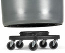 Rubbermaid Container Dolly, 250 lb Load Capacity, Round, 1 Max. No. of Containers - FG264043BLA