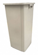 Tough Guy 23 gal Square Rigid Liner, Plastic, Beige - 4PGT1