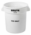 Rubbermaid 10 GALLON BRUTE CONTAINER ICE ONLY - FG9F8600WHT