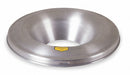 Justrite Cease-Fire Silver Funnel Trash Can Top, 30 gal. - 26530