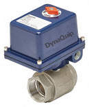 Dynaquip 316 Stainless Steel Electronic Actuated Ball Valve, 1 in Pipe Size, 120V AC Voltage - E2S25AJE21