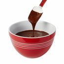 Rubbermaid 9 1/2 in Spoon Food Scraper, Red/White - FG196600RED