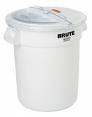 Rubbermaid 29 1/3 in" x 20 29/32 in" x 24 3/4 in" Plastic Bulk Ingredient Container Combo, White/Clear - FG9G7400WHT