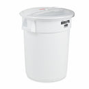 Rubbermaid 29 1/3 in" x 23 2/5 in" x 29 1/3 in" Plastic Bulk Ingredient Container Combo, White/Clear - FG9G7500WHT