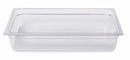 Rubbermaid 20-13/16" x 12-13/16" x 4" 13-3/4 Qt. Polycarbonate Cold Food Pan - FG131P00CLR