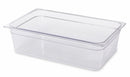 Rubbermaid 20-13/16" x 12-13/16" x 6" 20-5/8 Qt. Polycarbonate Cold Food Pan - FG132P00CLR
