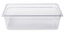Rubbermaid 20-13/16" x 12-13/16" x 6" 20-5/8 Qt. Polycarbonate Cold Food Pan - FG132P00CLR