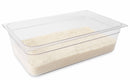 Rubbermaid 20-13/16" x 12-13/16" x 6" 20-5/8 Qt. Polycarbonate Cold Food Pan - FG132P00CLR