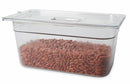 Rubbermaid Polycarbonate Cold Food Pan Cover with Peg Holes - FG121P23CLR