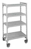 Cambro Mobile Shelving Unit, 75InH, 24InW, 48InD - CPMU244875V4480