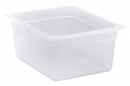 Cambro 12-3/4" x 10-7/16" x 6" 9.4 Qt. Polypropylene Translucent Food Pan - CA26PP190