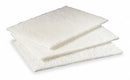 3M 6 in x 9 in Nylon Scouring Pad, White, 60PK - 48011074450