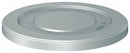 Tough Guy Trash Can Top, Round, Flat, 35 gal, 40 gal, 45 gal, 50 gal, 55 gal, Gray - 4WNZ4