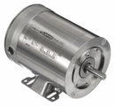 Leeson 1/2 HP Washdown Motor,3-Phase,1725 Nameplate RPM,208-230/460 Voltage,Frame 56C - 117119