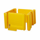Rubbermaid Yellow Plastic Locking Compartment, 1 EA - FG618100YEL