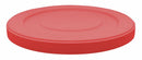 Tough Guy Trash Can Top, Round, Flat, 20 gal, 22 gal, 25 gal, 30 gal, Red - 4YKK7