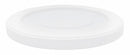 Tough Guy Trash Can Top, Round, Flat, 20 gal, 22 gal, 25 gal, 30 gal, White - 4YKK9
