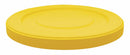Tough Guy Trash Can Top, Round, Flat, 20 gal, 22 gal, 25 gal, 30 gal, Yellow - 4YKL2