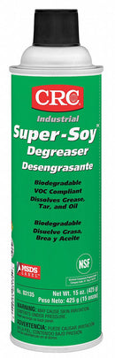 CRC Degreaser, 20 oz Cleaner Container Size, Aerosol Can Cleaner Container Type, Unscented Fragrance - 3135