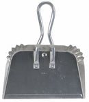 Tough Guy Hand Held Dust Pan, Dust Pan, Handheld Standard, Metal, 17 in Overall Dust Pan Width - 4YRE7